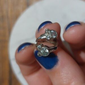 S.925 Mickey Hoop Earrings